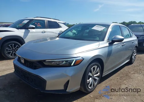 2025 Honda Civic Lx z USA, uszkodzony, nr VIN 2HGFE2F26SH550089